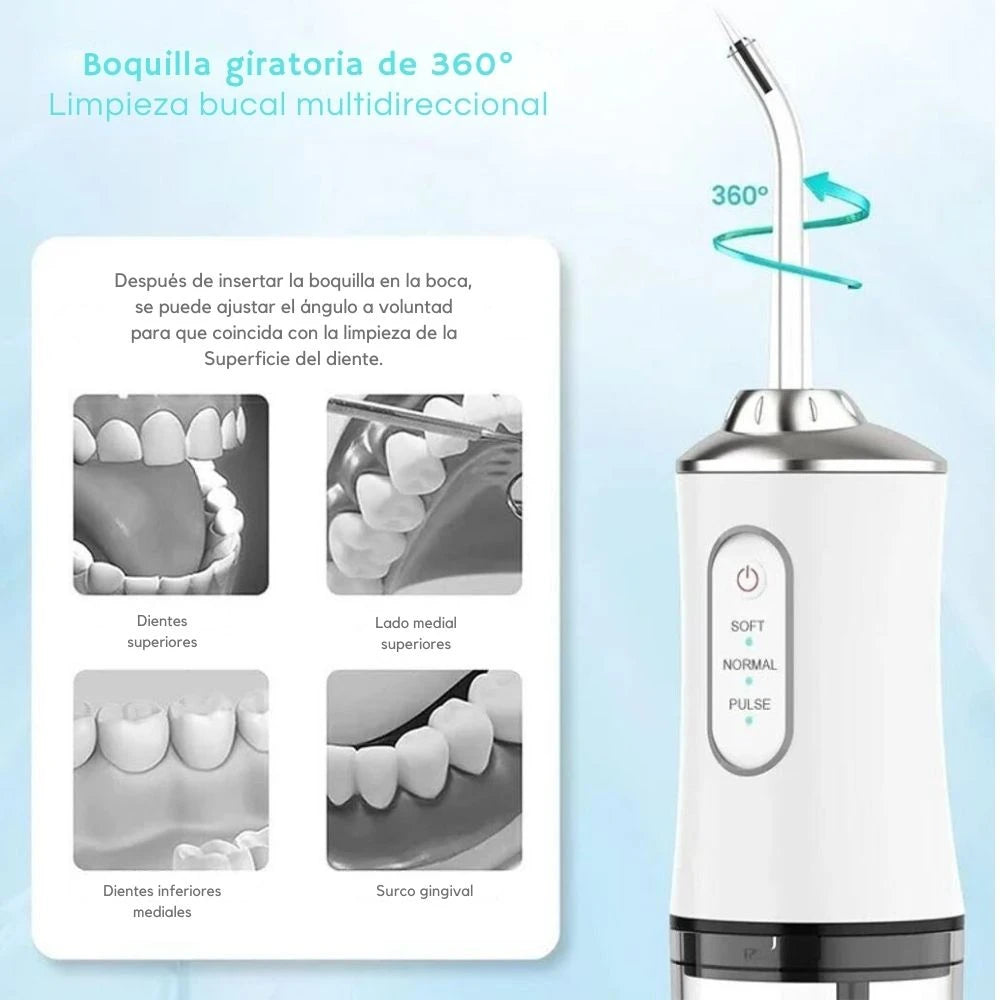 🪥LIMPIADOR Bucal Portátil Power Max 4X1!🦷 LIMPIEZA PROFUNDA Y ENCIAS MÁS SALUDABLES, CON ENVIO GRATIS🚚