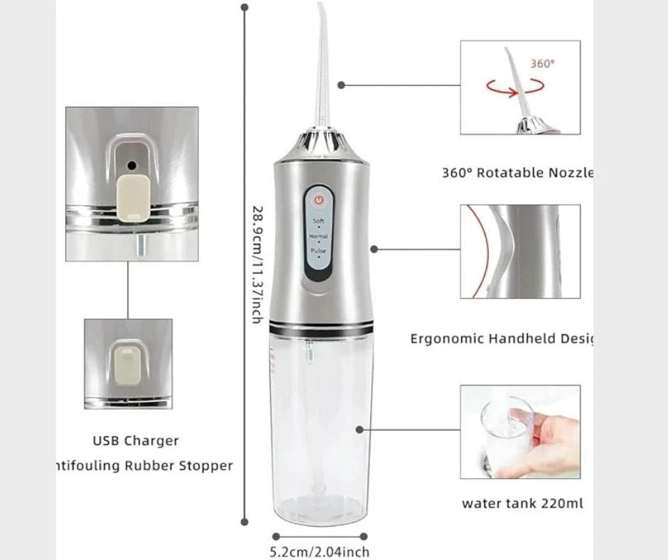 🪥LIMPIADOR Bucal Portátil Power Max 4X1!🦷 LIMPIEZA PROFUNDA Y ENCIAS MÁS SALUDABLES, CON ENVIO GRATIS🚚