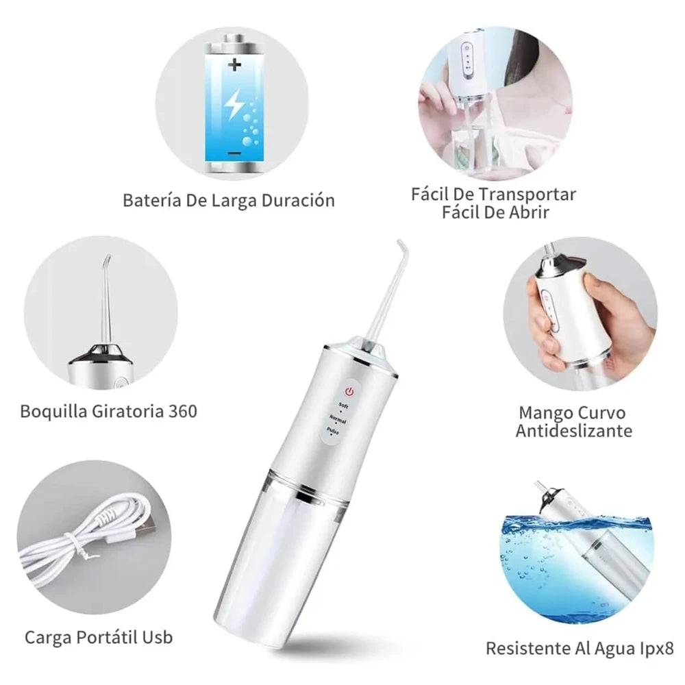 🪥LIMPIADOR Bucal Portátil Power Max 4X1!🦷 LIMPIEZA PROFUNDA Y ENCIAS MÁS SALUDABLES, CON ENVIO GRATIS🚚