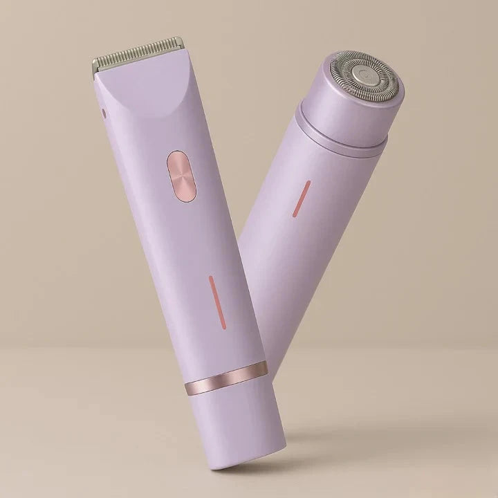 Afeitadora Eléctrica Femenina 2 en 1 recarcable
