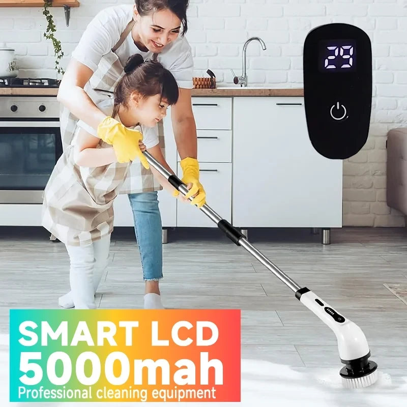 Cepillo de limpieza electrico giratorio MULTIFUNCIONAL 9 en 1 🔥
