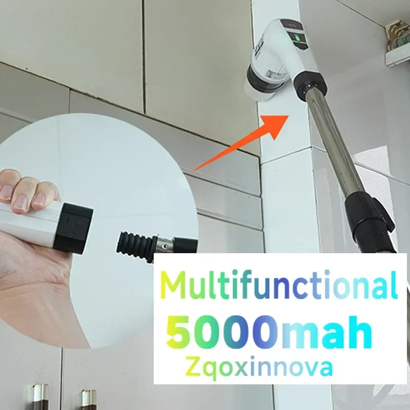 Cepillo de limpieza electrico giratorio MULTIFUNCIONAL 9 en 1 🔥