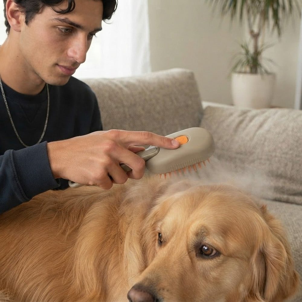 Cepillo con Bruma para Mascotas Praluno